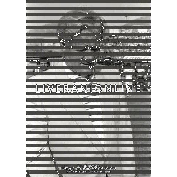 RETROSPETTIVA NILS LIEDHOLM ALLENATORE ROMA CALCIO NELLA FOTO NILS LIEDHOLM ALLENATORE ROMA CALCIO NELL\'ANNO 1983-1984 AG ALDO LIVERANI SAS