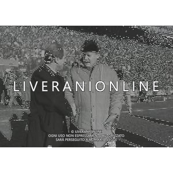 RETROSPETTIVA NILS LIEDHOLM ALLENATORE ROMA CALCIO NELLA FOTO NILS LIEDHOLM ALLENATORE MILAN NELL\'ANNO 1985-1986 CON GIOVANNI TRAPATTONI AG ALDO LIVERANI SAS
