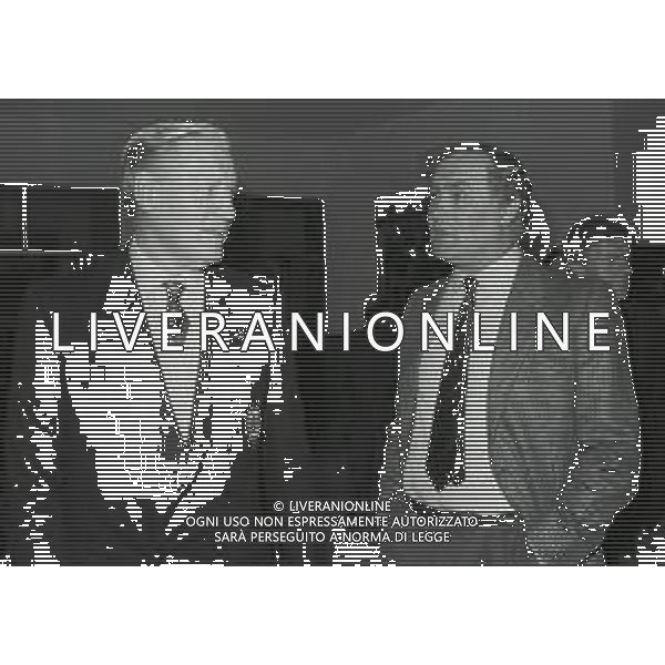 RETROSPETTIVA NILS LIEDHOLM ALLENATORE ROMA CALCIO  NELLA FOTO NILS LIEDHOLM CON NEDO SONETTI AG ALDO LIVERANI SAS  