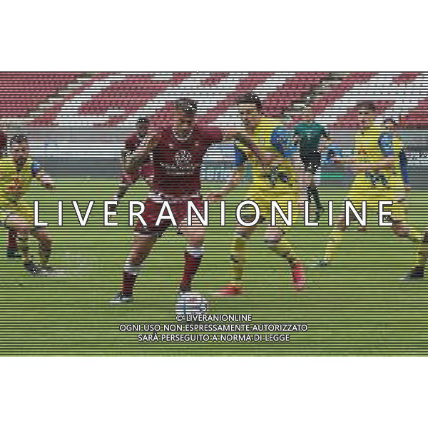 REGGINA - CHIEVO CAMPIONATO CALCIO SERIE B 21.03.2021 NELLA FOTO GERMAN DENIS E VASILE MOGOS ©GAREFFA / AGENZIA ALDO LIVERANI SAS