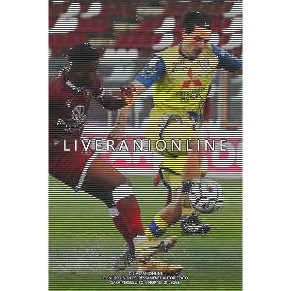 REGGINA - CHIEVO CAMPIONATO CALCIO SERIE B 21.03.2021 NELLA FOTO ORJI OKWONKWO E MAXIME LEVERBE ©GAREFFA / AGENZIA ALDO LIVERANI SAS