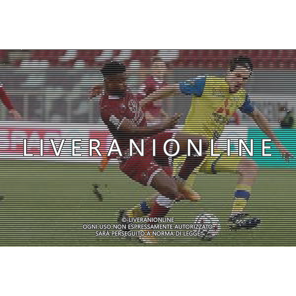 REGGINA - CHIEVO CAMPIONATO CALCIO SERIE B 21.03.2021 NELLA FOTO ORJI OKWONKWO E MAXIME LEVERBE ©GAREFFA / AGENZIA ALDO LIVERANI SAS