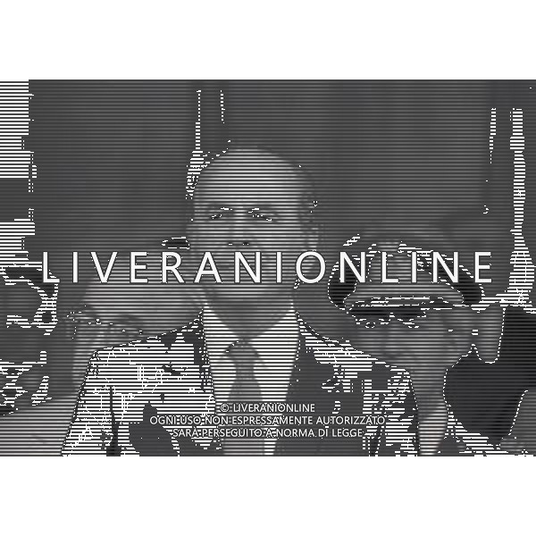 1984 MILANO INAUGURAZIONE DELLA CASERMA DELLA POLIZIA DI STATO ANTONIO ANNARUMMA NELLA FOTO GIUSEPPE PORPORA CAPO DELLA POLIZIA AG ALDO LIVERANI SAS 