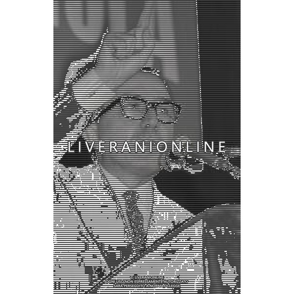 RETROSPETTIVA GIULIO ANDREOTTI POLITICO NELLA FOTO GIULIO ANDREOTTI A UN CONGRESSO A MILANO NELL\'ANNO 1972 AG ALDO LIVERANI SAS