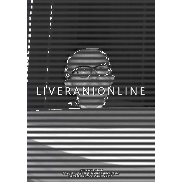 RETROSPETTIVA GIULIO ANDREOTTI POLITICO NELLA FOTO GIULIO ANDREOTTI A UN CONGRESSO A MILANO NELL\'ANNO 1972 AG ALDO LIVERANI SAS
