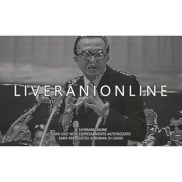 RETROSPETTIVA GIULIO ANDREOTTI POLITICO NELLA FOTO GIULIO ANDREOTTI AL CONGRESSO DELLA DEMOCRAZIA CRISTIANA NELL\'ANNO 1973 A ROMA AG ALDO LIVERANI SAS