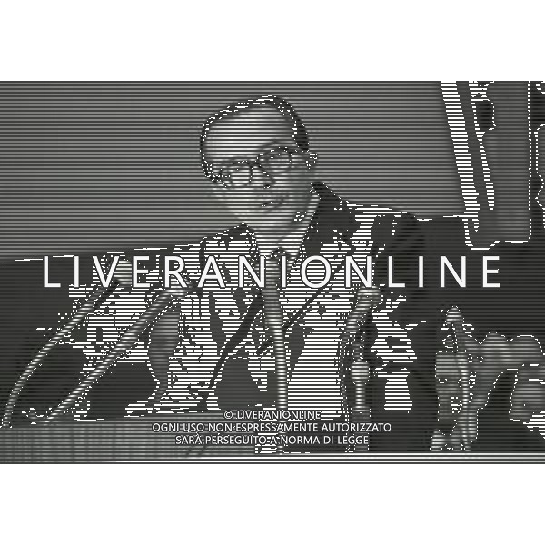 RETROSPETTIVA GIULIO ANDREOTTI POLITICO NELLA FOTO GIULIO ANDREOTTI AL CONGRESSO DELLA DEMOCRAZIA CRISTIANA NELL\'ANNO 1973 A ROMA AG ALDO LIVERANI SAS
