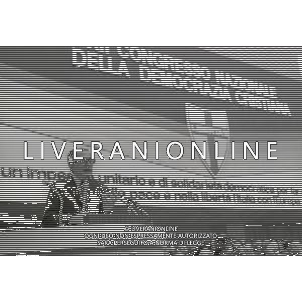 RETROSPETTIVA GIULIO ANDREOTTI POLITICO NELLA FOTO GIULIO ANDREOTTI AL CONGRESSO DELLA DEMOCRAZIA CRISTIANA NELL\'ANNO 1973 A ROMA AG ALDO LIVERANI SAS