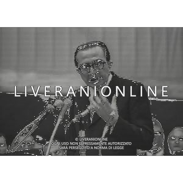 RETROSPETTIVA GIULIO ANDREOTTI POLITICO NELLA FOTO GIULIO ANDREOTTI AL CONGRESSO DELLA DEMOCRAZIA CRISTIANA NELL\'ANNO 1973 A ROMA AG ALDO LIVERANI SAS