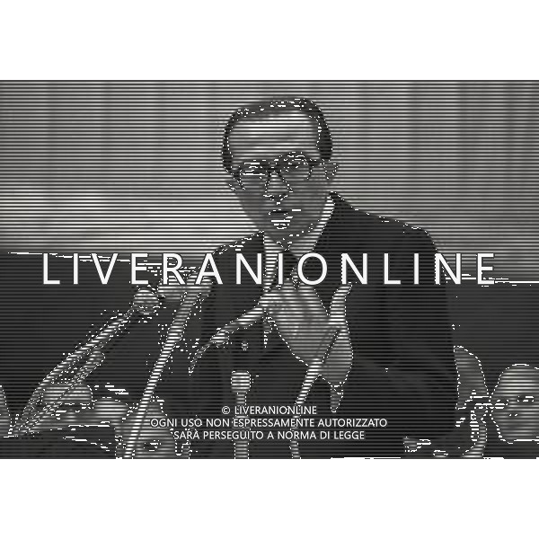 RETROSPETTIVA GIULIO ANDREOTTI POLITICO NELLA FOTO GIULIO ANDREOTTI AL CONGRESSO DELLA DEMOCRAZIA CRISTIANA NELL\'ANNO 1973 A ROMA AG ALDO LIVERANI SAS