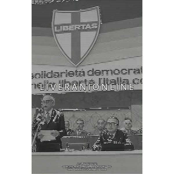 RETROSPETTIVA GIULIO ANDREOTTI POLITICO NELLA FOTO GIULIO ANDREOTTI AL CONGRESSO DELLA DEMOCRAZIA CRISTIANA NELL\'ANNO 1973 A ROMA AG ALDO LIVERANI SAS