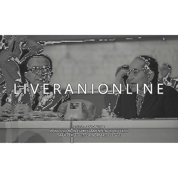 RETROSPETTIVA GIULIO ANDREOTTI POLITICO NELLA FOTO GIULIO ANDREOTTI CON EMILIO COLOMBO AL CONGRESSO DELLA DEMOCRAZIA CRISTIANA NELL\'ANNO 1973 A ROMA AG ALDO LIVERANI SAS