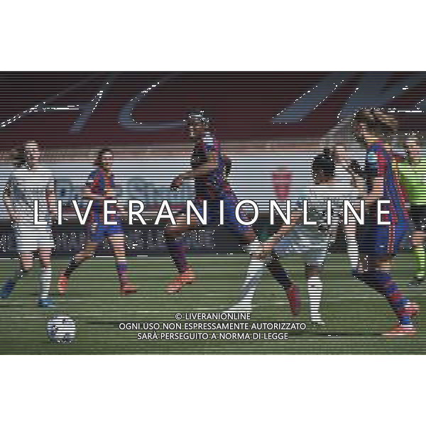 © TVRG Demi Stokes (Manchester City) atterra in area Asisat Oshoala (Barcellona) e l\'arbitro concede il rigore Barcellona Femeni vs Manchester City Women\'s UEFA Women’s Champions League quarti di finale - gara di andata Monza 24-03-2021 Stadio Brianteo foto Roberto Garavaglia/ag. Aldo Liverani sas