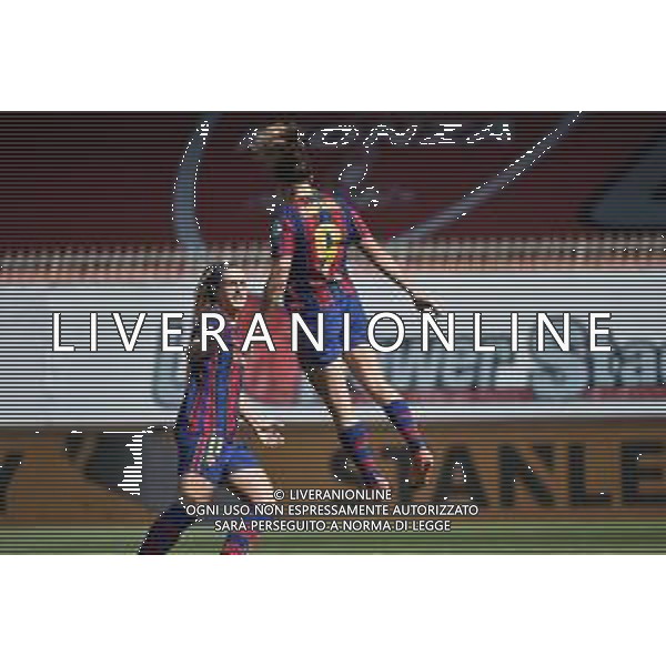 © TVRG esultanza Barcellona dopo il gol del 2 a 0 Barcellona Femeni vs Manchester City Women\'s UEFA Women’s Champions League quarti di finale - gara di andata Monza 24-03-2021 Stadio Brianteo foto Roberto Garavaglia/ag. Aldo Liverani sas