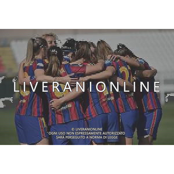 © TVRG esultanza Barcellona dopo il gol del 3 a 0 Barcellona Femeni vs Manchester City Women\'s UEFA Women’s Champions League quarti di finale - gara di andata Monza 24-03-2021 Stadio Brianteo foto Roberto Garavaglia/ag. Aldo Liverani sas