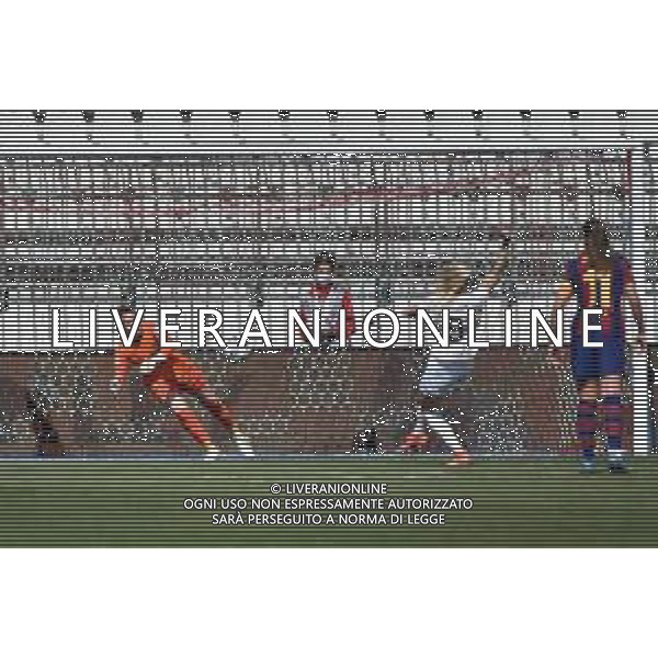 © TVRG Sandra Panos (Barcellona) para il rigore di Chloe Kelly (Mannchester CIty) Barcellona Femeni vs Manchester City Women\'s UEFA Women’s Champions League quarti di finale - gara di andata Monza 24-03-2021 Stadio Brianteo foto Roberto Garavaglia/ag. Aldo Liverani sas