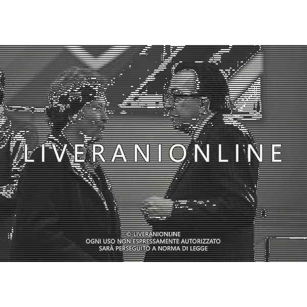 RETROSPETTIVA GIULIO ANDREOTTI POLITICO NELLa FOTO GIULIO ANDREOTTI CON TINA ANSELMI AL CONGRESSO DELLA DEMOCRAZIA CRISTIANA NELL\'ANNO 1980 A ROMA AG ALDO LIVERANI SAS
