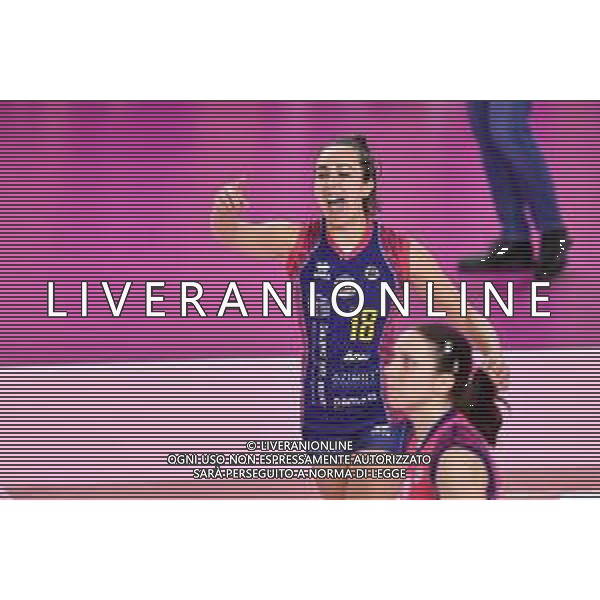 Guglielmii/LMedia - Playoff - Savino Del Bene Scandicci vs Zanetti Bergamo - Campionato di Volley Serie A1 Femminile 2020/2021 24 marzo 2021 - PalaRialdoli, Scandicci, Italia Nella foto: Esultanza Letizia Camera (Savino Del Bene Scandicci) @Guglielmii/LMedia/Agenzia ALDO LIVERANI SAS