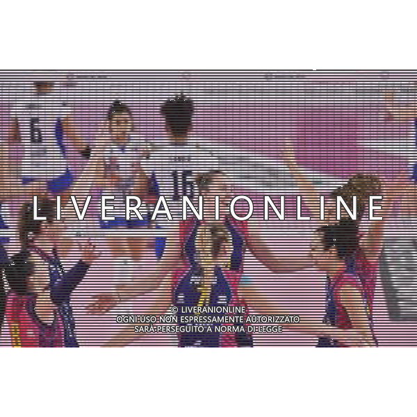 Guglielmii/LMedia - Playoff - Savino Del Bene Scandicci vs Zanetti Bergamo - Campionato di Volley Serie A1 Femminile 2020/2021 24 marzo 2021 - PalaRialdoli, Scandicci, Italia Nella foto: Esultanza Savino Del Bene Scandicci @Guglielmii/LMedia/Agenzia ALDO LIVERANI SAS
