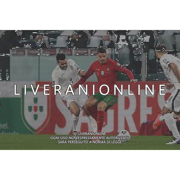 Torino 24.03.2021 Allianz Stadium Portogallo vs Azerbaigian Qualificazioni Mondiali Qatar 2022 ©Viganti/Agenzia Aldo Liverani Nella foto: andre\' silva e emin makhumudov ©Manuela Viganti /Agenzia ALDO LIVERANI SAS