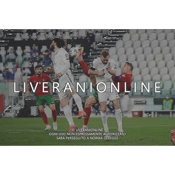 Torino 24.03.2021 Allianz Stadium Portogallo vs Azerbaigian Qualificazioni Mondiali Qatar 2022 ©Viganti/Agenzia Aldo Liverani Nella foto: rovesciata cristiano ronaldo ©Manuela Viganti /Agenzia ALDO LIVERANI SAS