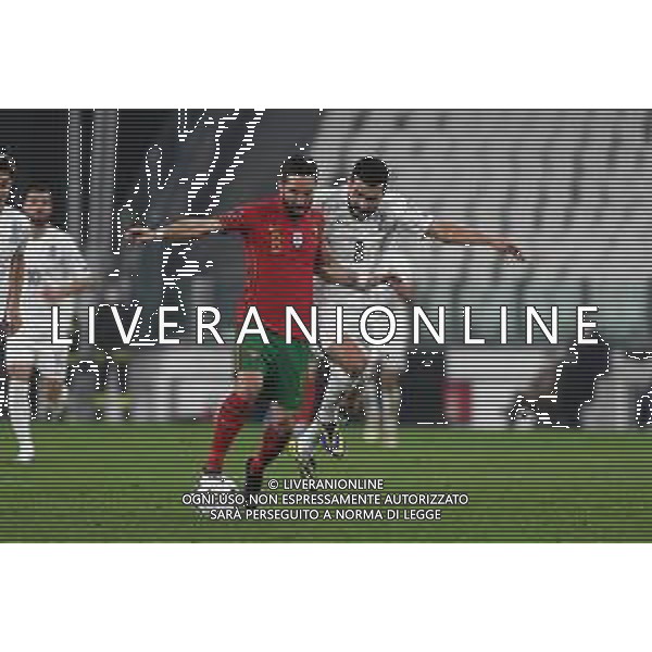 Torino 24.03.2021 Allianz Stadium Portogallo vs Azerbaigian Qualificazioni Mondiali Qatar 2022 ©Viganti/Agenzia Aldo Liverani Nella foto: joao moutinho e emin makhmudov ©Manuela Viganti / Agenzia ALDO LIVERANI SAS