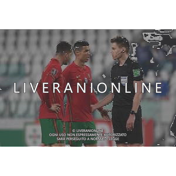 Torino 24.03.2021 Allianz Stadium Portogallo vs Azerbaigian Qualificazioni Mondiali Qatar 2022 ©Viganti/Agenzia Aldo Liverani Nella foto: cristiano ronaldo e daniel siebert ©Manuela Viganti / Agenzia ALDO LIVERANI SAS