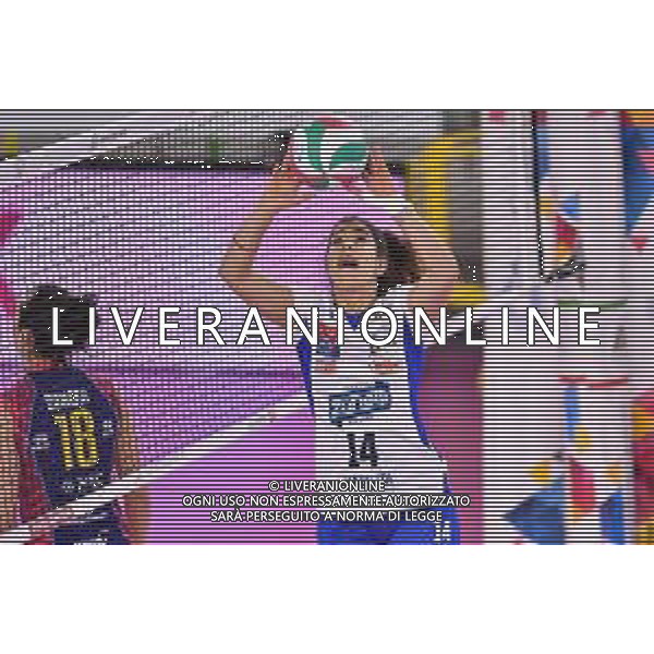 Guglielmii/LMedia - Playoff - Savino Del Bene Scandicci vs Zanetti Bergamo - Campionato di Volley Serie A1 Femminile 2020/2021 24 marzo 2021 - PalaRialdoli, Scandicci, Italia Nella foto: Natalia Valentin (Zanetti Bergamo) @Guglielmii/LMedia/ Agenzia ALDO LIVERANI SAS