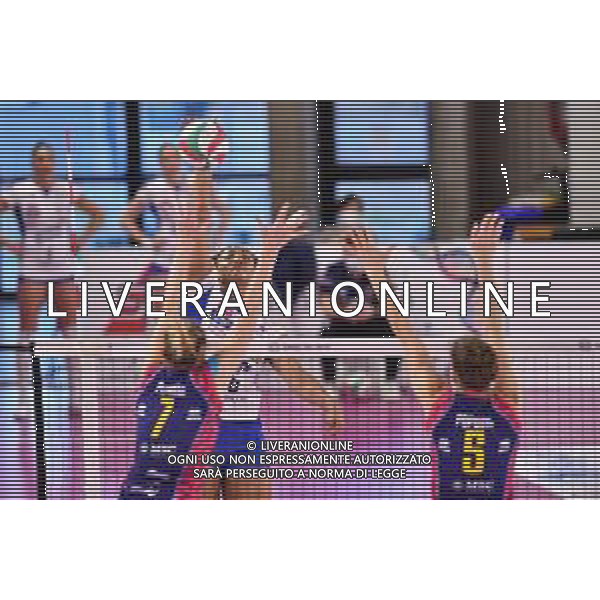 Guglielmii/LMedia - Playoff - Savino Del Bene Scandicci vs Zanetti Bergamo - Campionato di Volley Serie A1 Femminile 2020/2021 24 marzo 2021 - PalaRialdoli, Scandicci, Italia Nella foto: Khalia Lanier (Zanetti Bergamo) @Guglielmii/LMedia/ Agenzia ALDO LIVERANI SAS