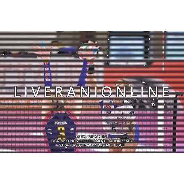 Guglielmii/LMedia - Playoff - Savino Del Bene Scandicci vs Zanetti Bergamo - Campionato di Volley Serie A1 Femminile 2020/2021 24 marzo 2021 - PalaRialdoli, Scandicci, Italia Nella foto: Stephanie Enright (Zanetti Bergamo) @Guglielmii/LMedia/ Agenzia ALDO LIVERANI SAS