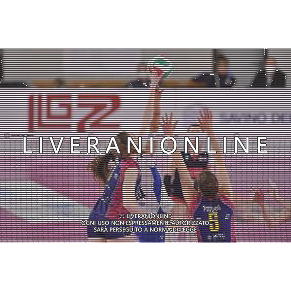 Guglielmii/LMedia - Playoff - Savino Del Bene Scandicci vs Zanetti Bergamo - Campionato di Volley Serie A1 Femminile 2020/2021 24 marzo 2021 - PalaRialdoli, Scandicci, Italia Nella foto: Megan Courtney (Savino Del Bene Scandicci) @Guglielmii/LMedia/ Agenzia ALDO LIVERANI SAS