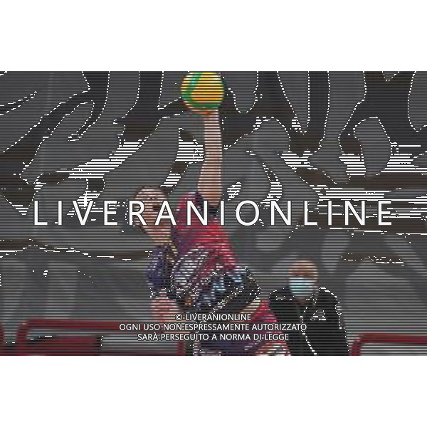 Cerquiglinio/LMedia - Sir Sicoma Monini Perugia vs Itas Trentino - Volley Champions League Men 2020/2021 24 marzo 2021 - Pala Barton, Perugia, Italia Nella foto: oleh plotnytskyi (n.17 bitter sticker sir safety conad perugia) al servizio @Cerquiglinio/LMedia/ Agenzia ALDO LIVERANI SAS