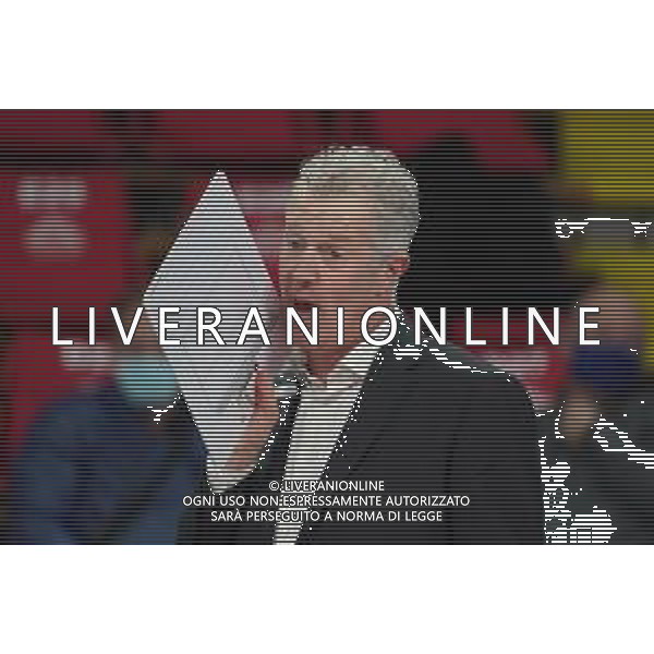 Cerquiglinio/LMedia - Sir Sicoma Monini Perugia vs Itas Trentino - Volley Champions League Men 2020/2021 24 marzo 2021 - Pala Barton, Perugia, Italia Nella foto: heynen vital (coach sir safety conad perugia) @Cerquiglinio/LMedia AG ALDOLIVERANI SAS