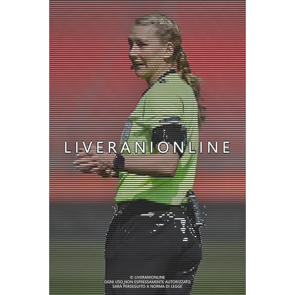 © TVRG l\'arbitro Tess Olofsson (SWE) Barcellona Femeni vs Manchester City Women\'s UEFA Women’s Champions League quarti di finale - gara di andata Monza 24-03-2021 Stadio Brianteo foto Roberto Garavaglia/ag. Aldo Liverani sas