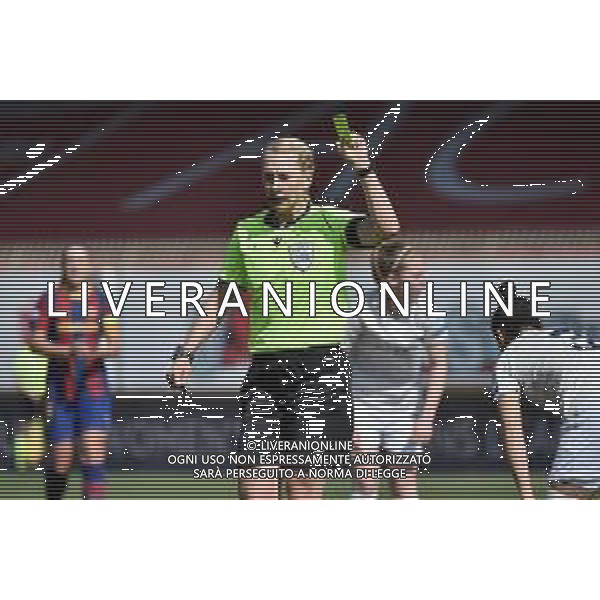 © TVRG l\'arbitro Tess Olofsson (SWE) Barcellona Femeni vs Manchester City Women\'s UEFA Women’s Champions League quarti di finale - gara di andata Monza 24-03-2021 Stadio Brianteo foto Roberto Garavaglia/ag. Aldo Liverani sas