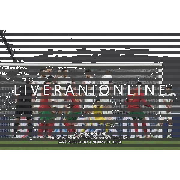 Torino 24.03.2021 Allianz Stadium Portogallo vs Azerbaigian Qualificazioni Mondiali Qatar 2022 ©Viganti/Agenzia Aldo Liverani Nella foto: punizione cristiano ronaldo ©Manuela Viganti/ AGENZIA ALDO LIVERANI SAS