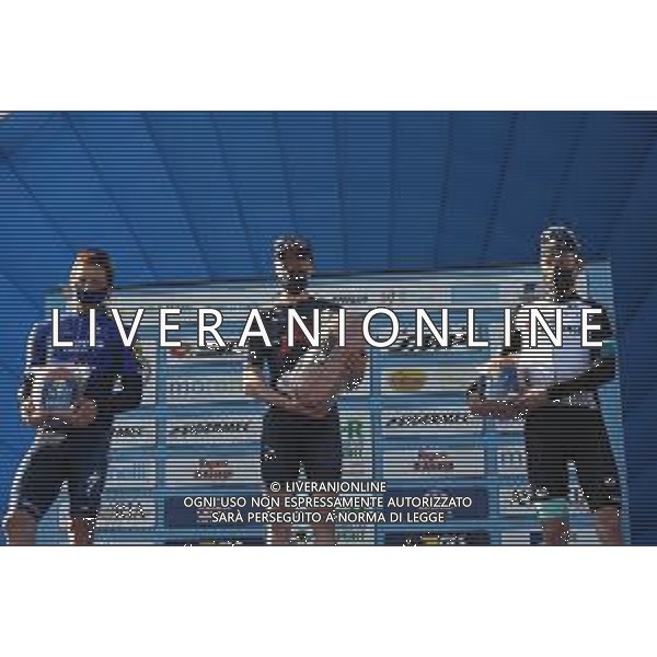 25-03-2021 Settimana Internazionale Coppi E Bartali; Tappa 03 Riccione - Riccione; 2021, Ineos Grenadiers; 2021, Deceuninck - Quick Step; 2021, Bikeexchange; Hayter, Ethan; Archbold, Shane; Schultz, Nicholas; Riccione; FOTO STEFANO SIROTTI-AG ALDO LIVERANI SAS