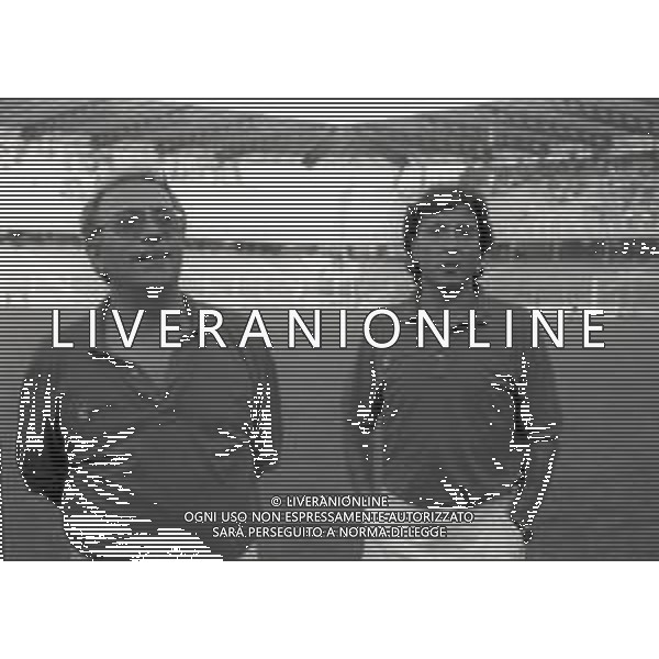 RETROSPETTIVA MAURO SANDREANI ALLENATORE PADOVA CALCIO NELLA FOTO MAURO SANDREANI ALLENATORE PADOVA CALCIO NELL\'ANNO 1992-1993 CON GINO STACCHINI AG ALDO LIVERANI SAS