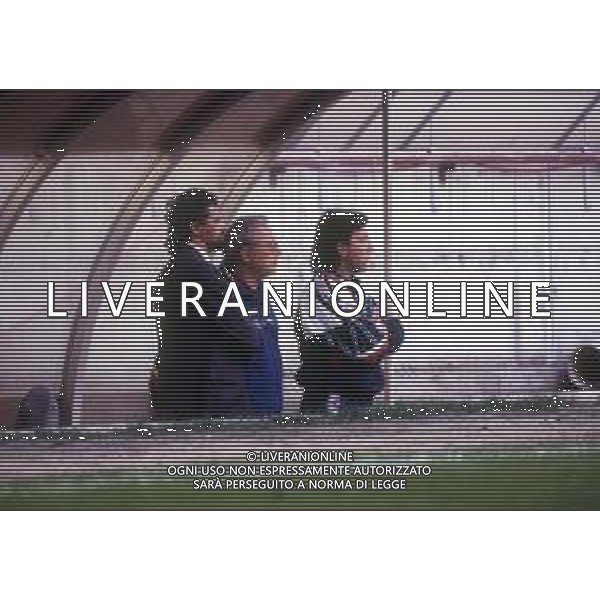RETROSPETTIVA MAURO SANDREANI ALLENATORE CALCIO NELLA FOTOMAURO SANDREANI ALLENATORE PADOVA CALCIO NELL\'ANNO 1992-1993 AG ALDO LIVERANI SAS