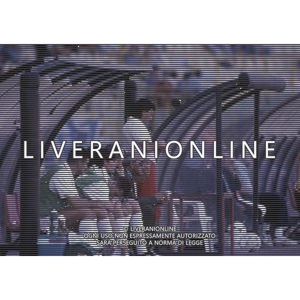 RETROSPETTIVA MAURO SANDREANI ALLENATORE CALCIO NELLA FOTOMAURO SANDREANI ALLENATORE PADOVA CALCIO NELL\'ANNO 1992-1993 AG ALDO LIVERANI SAS