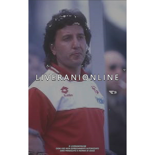 RETROSPETTIVA MAURO SANDREANI ALLENATORE CALCIO NELLA FOTOMAURO SANDREANI ALLENATORE PADOVA CALCIO NELL\'ANNO 1992-1993 AG ALDO LIVERANI SAS