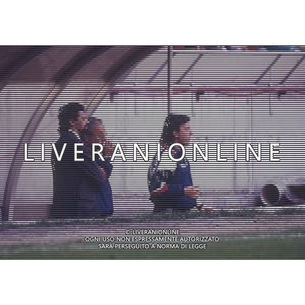RETROSPETTIVA MAURO SANDREANI ALLENATORE CALCIO NELLA FOTOMAURO SANDREANI ALLENATORE PADOVA CALCIO NELL\'ANNO 1992-1993 AG ALDO LIVERANI SAS