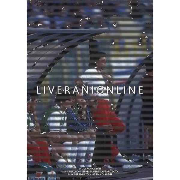 RETROSPETTIVA MAURO SANDREANI ALLENATORE CALCIO NELLA FOTOMAURO SANDREANI ALLENATORE PADOVA CALCIO NELL\'ANNO 1992-1993 AG ALDO LIVERANI SAS