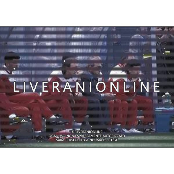 RETROSPETTIVA MAURO SANDREANI ALLENATORE CALCIO NELLA FOTOMAURO SANDREANI ALLENATORE PADOVA CALCIO NELL\'ANNO 1992-1993 AG ALDO LIVERANI SAS