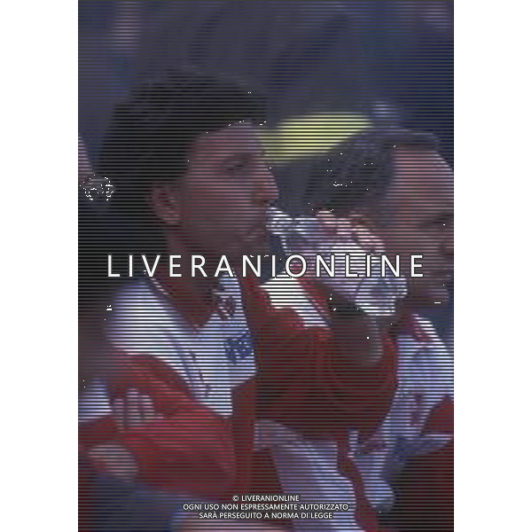 RETROSPETTIVA MAURO SANDREANI ALLENATORE CALCIO NELLA FOTOMAURO SANDREANI ALLENATORE PADOVA CALCIO NELL\'ANNO 1992-1993 AG ALDO LIVERANI SAS
