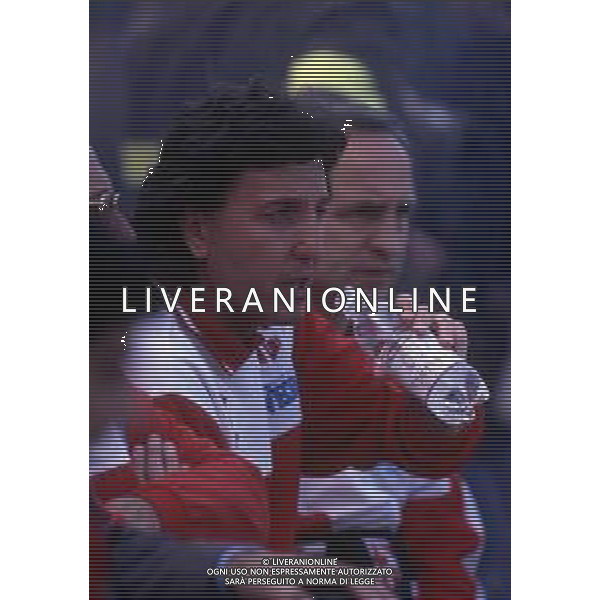 RETROSPETTIVA MAURO SANDREANI ALLENATORE CALCIO NELLA FOTOMAURO SANDREANI ALLENATORE PADOVA CALCIO NELL\'ANNO 1992-1993 AG ALDO LIVERANI SAS