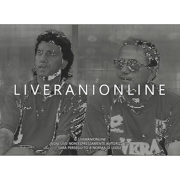 RETROSPETTIVA MAURO SANDREANI ALLENATORE PADOVA CALCIO NELLA FOTO MAURO SANDREANI ALLENATORE PADOVA CALCIO NELL\'ANNO 1992-1993 CON GINO STACCHINI AG ALDO LIVERANI SAS