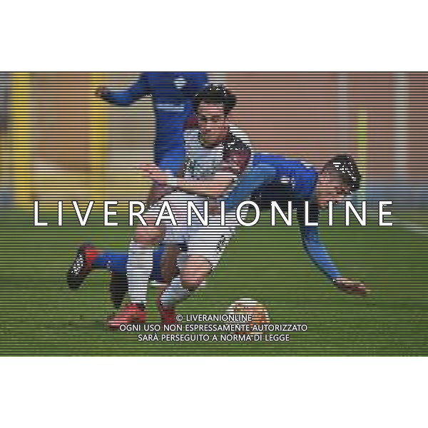 © TVRG Lorenzo Milani (Pontedera) e Alessio Iovine (Como) Como vs Pontedera Campionato Serie C girone A - 33a giornata Como 27-03-2021 Stadio Giuseppe Sinigaglia foto Roberto Garavaglia/ag. Aldo Liverani sas