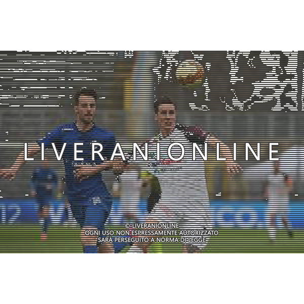 © TVRG Davide Bertoncini (Como) SX e Andrea Magrassi (Pontedera) DX Como vs Pontedera Campionato Serie C girone A - 33a giornata Como 27-03-2021 Stadio Giuseppe Sinigaglia foto Roberto Garavaglia/ag. Aldo Liverani sas