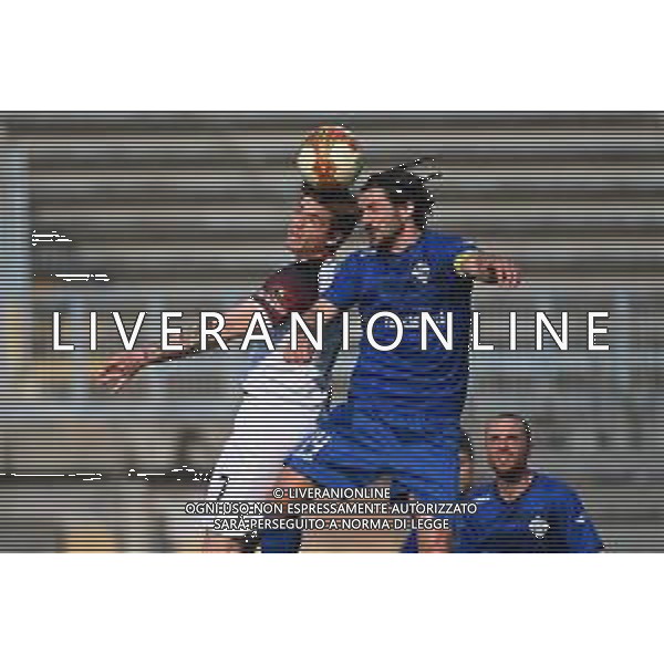 © TVRG Mauro Semprini (Pontedera) SX e Alessandro Bellemo (Como) DX Como vs Pontedera Campionato Serie C girone A - 33a giornata Como 27-03-2021 Stadio Giuseppe Sinigaglia foto Roberto Garavaglia/ag. Aldo Liverani sas / AGENZIA ALDO LIVERANI SAS